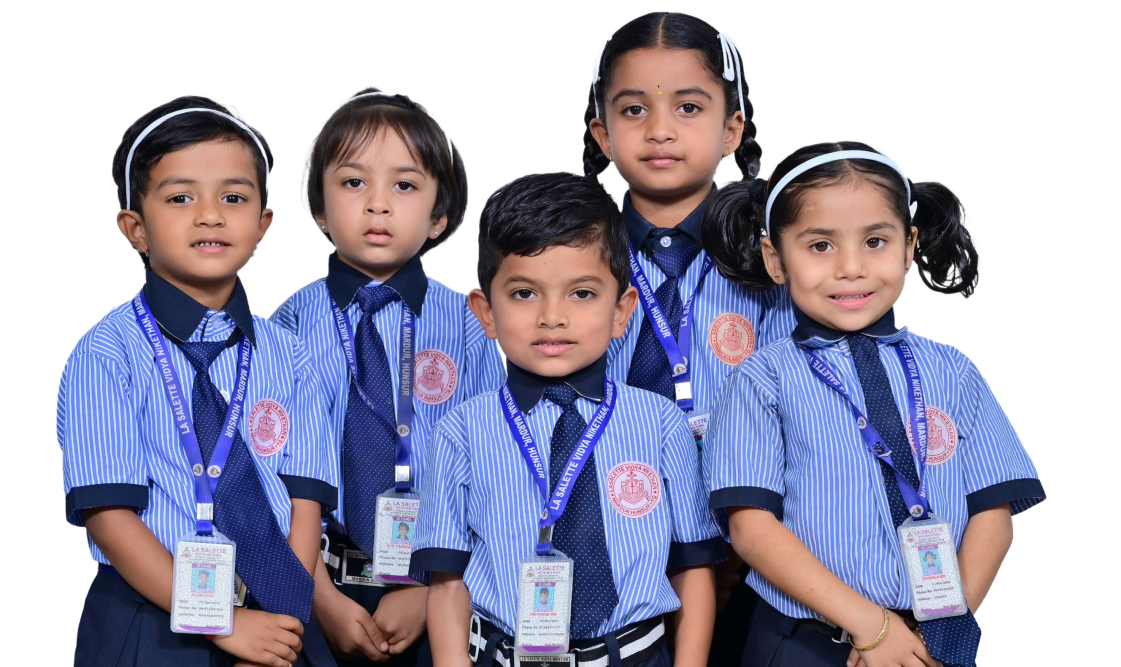 Students at La Salette Vidyanikethan
